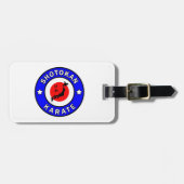 Shotokan Karate Bagagelabel (Voorkant horizontaal)