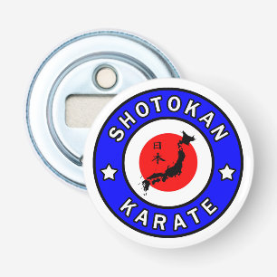 Shotokan Karate Button Flesopener