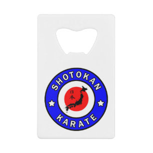 Shotokan Karate Creditkaart Flessenopener