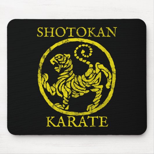 Shotokan Karate  Distressed Karate Gi Logo Muismat (Voorkant)