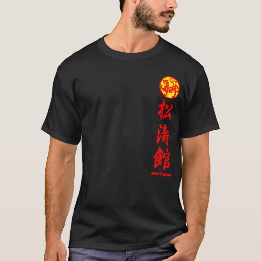 Shotokan Karate Do T-shirt black for Training 2 (Voorkant)
