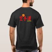Shotokan Karate Do T-shirt black for Training 2 (Achterkant)