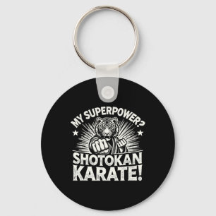 Shotokan Karate Fighter Martial Arts Tijger Funny  Sleutelhanger