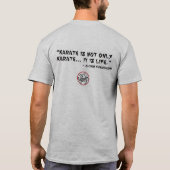 Shotokan Karate Funakoshi citeert T-shirt (Achterkant)