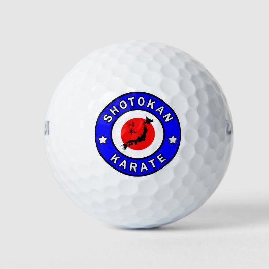 Shotokan Karate Golfballen (Voorkant)