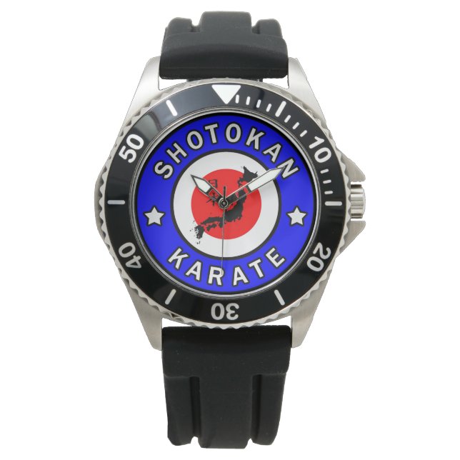 Shotokan Karate Horloge (Voorkant)