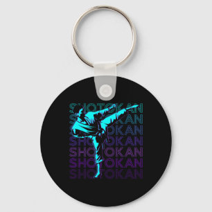 Shotokan Karate Japanese Martial Arts Retro Sleutelhanger