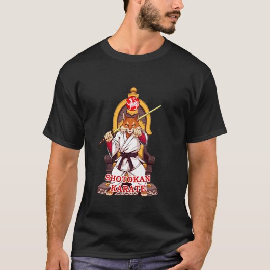 Shotokan Karate Kat T-shirt (Voorkant)