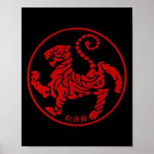 Shotokan Karate Martial Arts T Shirt  stijl Poster