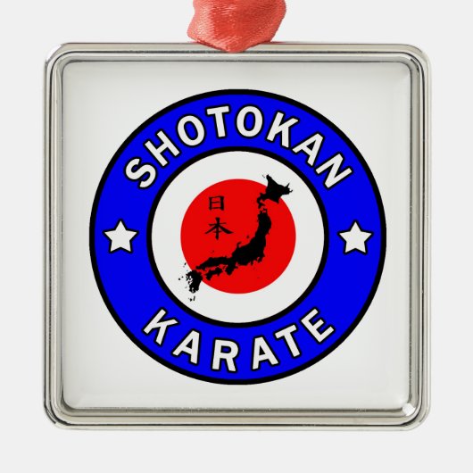 Shotokan Karate Metalen Ornament (Voorkant)