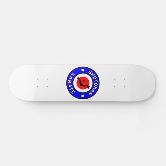 Shotokan Karate Persoonlijk Skateboard (Horizontaal)