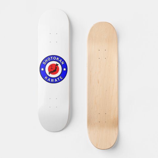 Shotokan Karate Persoonlijk Skateboard (Voorkant)
