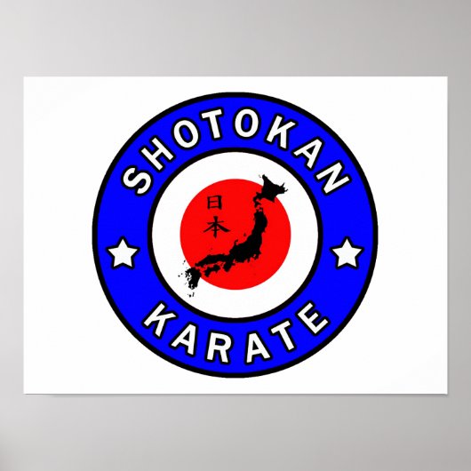 Shotokan Karate Poster (Voorkant)