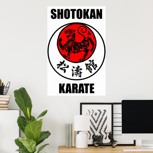 Shotokan Karate Poster (Thuiskantoor)