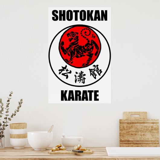 Shotokan Karate Poster (Keuken)