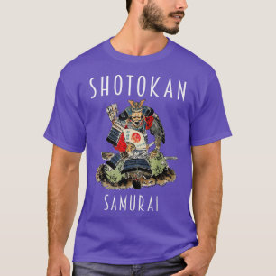 Shotokan Karate Retro Samurai,  krijgskunst T-shirt