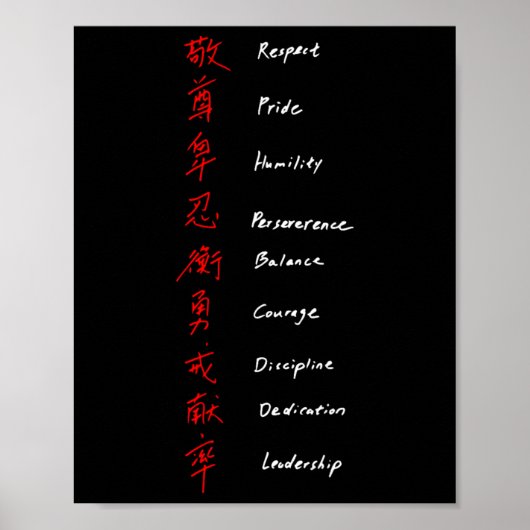 Shotokan Karate Rules Poster (Voorkant)