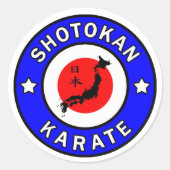 Shotokan Karate sticker (Voorkant)