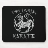 Shotokan Karate Symbool Tiger Dojo Training Kanji Muismat (Voorkant)