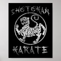 Shotokan Karate Symbool Tiger Dojo Training Kanji 