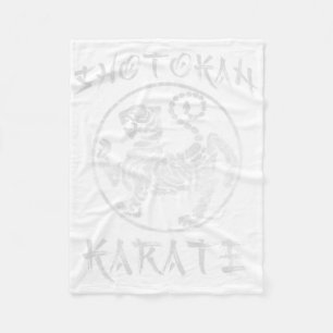 Shotokan Karate Symbool Tijger Dojo Training Kanji Fleece Deken