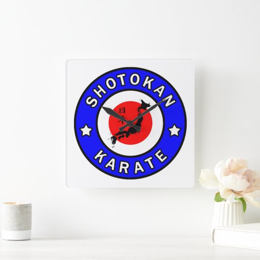 Shotokan Karate Vierkante Klok (Huis)