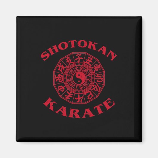 Shotokan Karate Zodiac Cirkel Magneet (Voorkant)