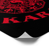 Shotokan Karate Zodiac Cirkel Poster (Hoek)