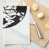 SHOTOKAN TIGER BLACK EN WHITE THEEDOEK (Quarter Fold)