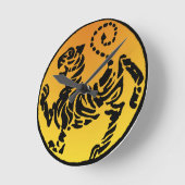 Shotokan Tiger - Gold Ronde Klok (Hoek)