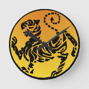 Shotokan Tiger - Gold Ronde Klok