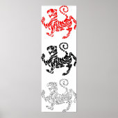 Shotokan Tiger Poster (Voorkant)