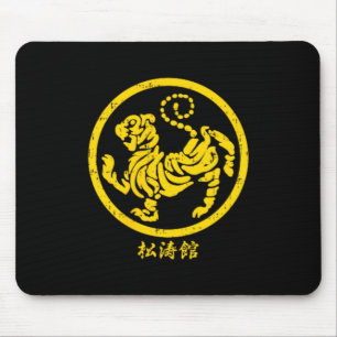 Shotokan Tijger Karate Symbool Goud Martial Muismat