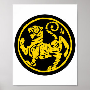Shotokan Tijger T-shirt Poster