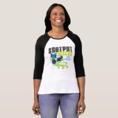 Shotput and discus - Girl Power T-shirt (Voorkant volledig)