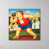 Shotput - Large Wrapped Canvas Art Print (Voorkant)