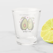 Shots avocado love Shot Glas (Achterkant)