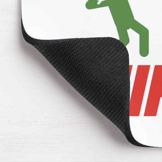 Shots Fired Funny Shot Put Track and Field Muismat (Hoek)