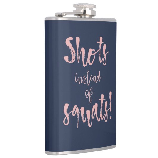 Shots in plaats van Squats Flask Heupfles (Rechts)