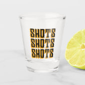 Shots Shots Shots Sinaasappel Shot Glas (Voorkant)