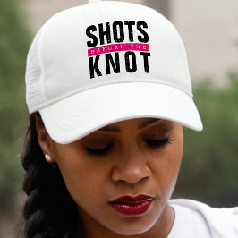 Shots Voor de Knot Pink Bachelorette Party Trucker Pet