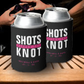 Shots voor het huwelijk Black vrijgezellenfeest Blikjeskoeler