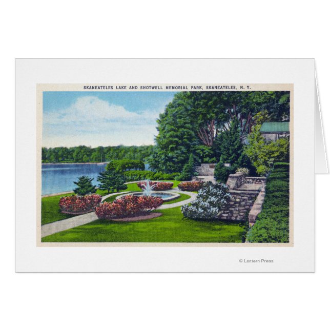 Shotwell Memorial Park en Lake Uitzicht (Voorkant Horizontaal)