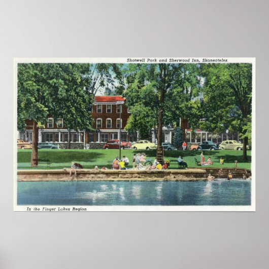 Shotwell Park en Sherwood Inn Scene Poster (Voorkant)