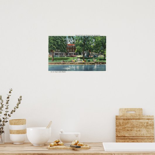 Shotwell Park en Sherwood Inn Scene Poster (Keuken)