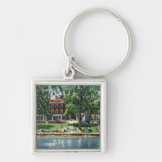 Shotwell Park en Sherwood Inn Scene Sleutelhanger (Voorkant)