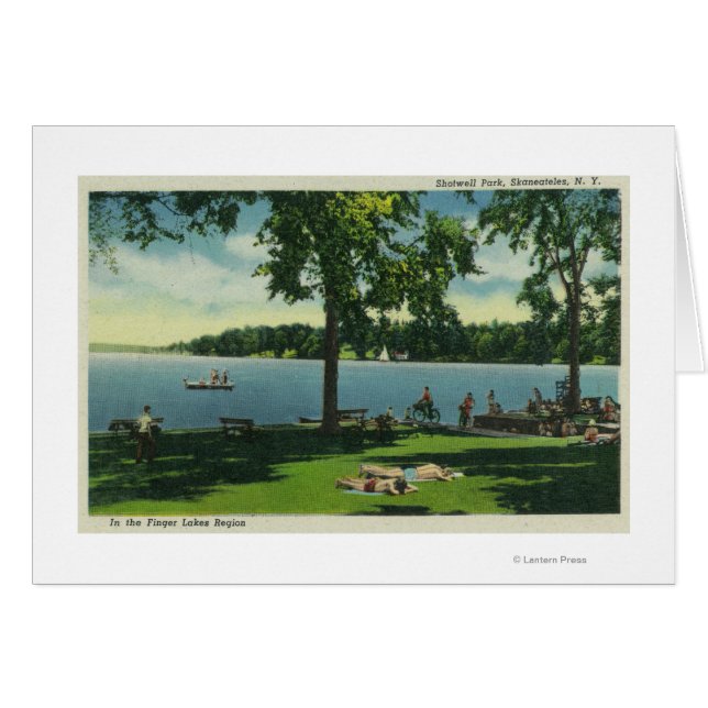 Shotwell Park op een zonnige dag (Voorkant Horizontaal)