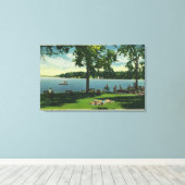 Shotwell Park op een zonnige dag Canvas Afdruk (Insitu (Houten vloer))