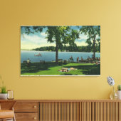 Shotwell Park op een zonnige dag Canvas Afdruk (Insitu (Woonkamer))