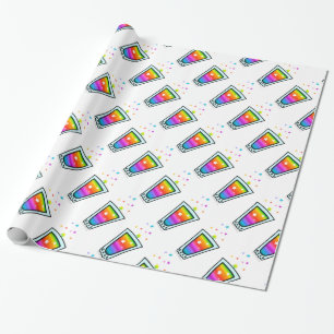 Shotz! Regenboog Shotglas INPakkingsPAPIER Cadeaupapier